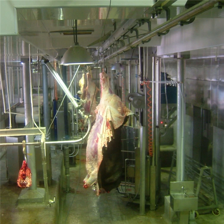 Slaughter line automated donkey meat processing equipment