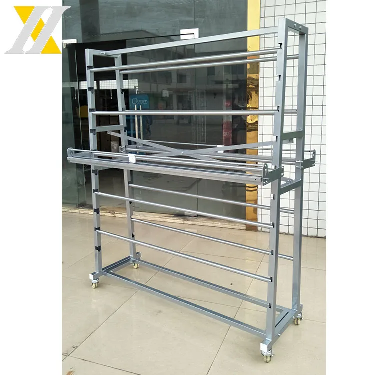 Customized Heavy Duty Metal Textile Fabric Roll Rack