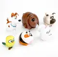 6pcs set 5 8cm PVC The Secret Life of Pets Snowball Mel Max Chloe Buddy Soft