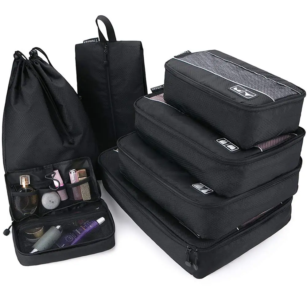 7 Pcs Luggage Organizer Packing Cubes 