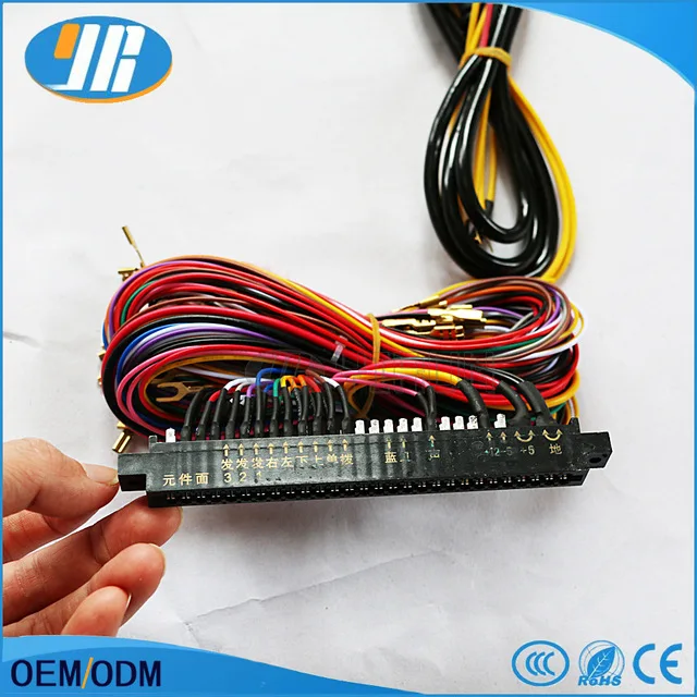 Аркадная игра провод с 28 контактами 5 6 кнопками провода для аркадной игровой машины печатной