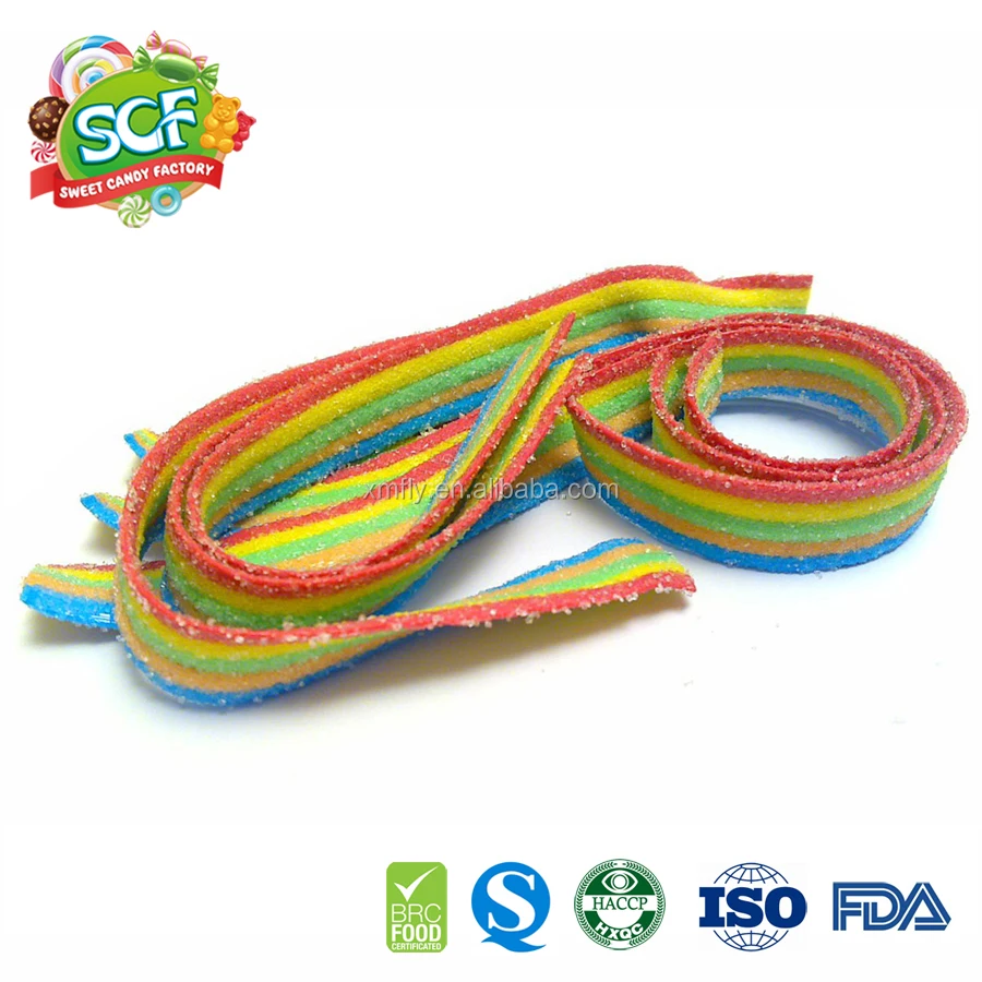 Wholesale Halal Mixcolored Sour And Sweet Belt Candy In Bulk Buy