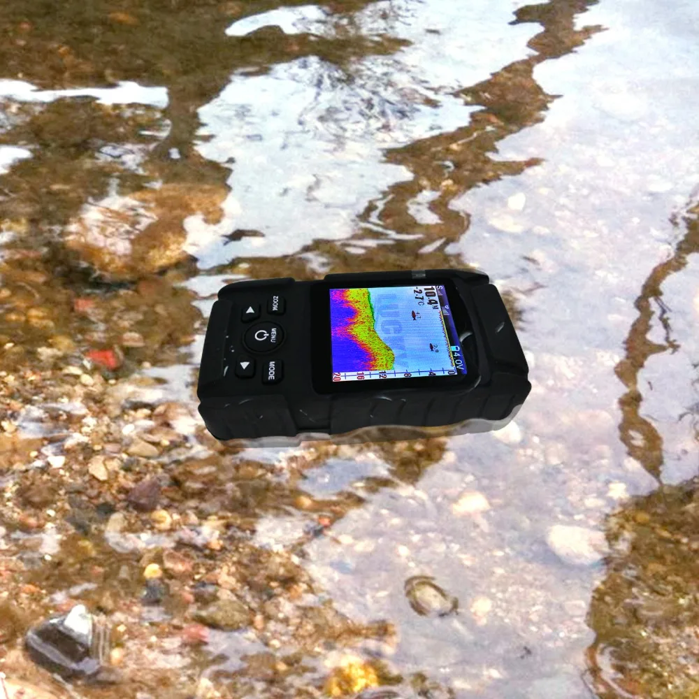 ワイヤレス魚群探知機 ソナーセンサー ドットマトリックスセンサー 充電式バッテリー付き 100m カラー 英語またはロシア語 UND197 ワイヤレス魚群探知機 ソナーセンサー ドットマトリックス
