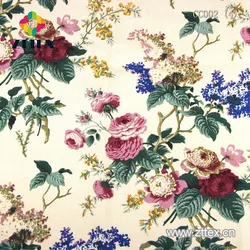 Лучшая цена 100% хлопчатобумажная холщовая ткань с принтом сделанная на