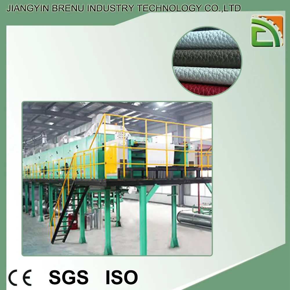 Automatic New Technology Artificial Leather Production Line with Core Components-Motor and Bearing for Coating