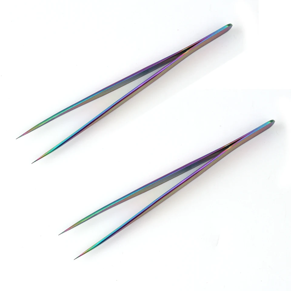 Пинцет для наращивания ресниц из нержавеющей стали с индивидуальным логотипом