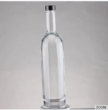 Wholesale Empty clear 750ml Glass Liquor Bottles for Vodka Whiskey Spirits Alcohol