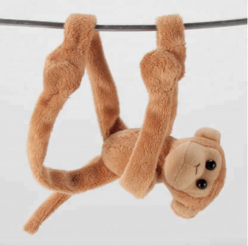 Magnetic Plush Monkey Toy Fridge Magnets Toy Long Arms and Legs Monkey Stuffed Toy