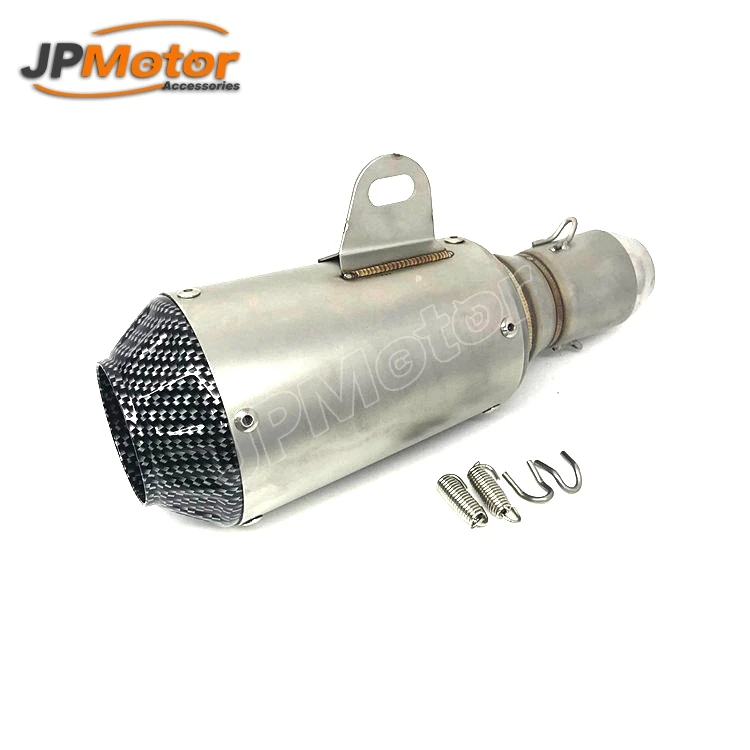 JPMotor пользовательские стали Inox Универсальный 51 мм мотоцикл Спорт титановые трубы выхлопные для