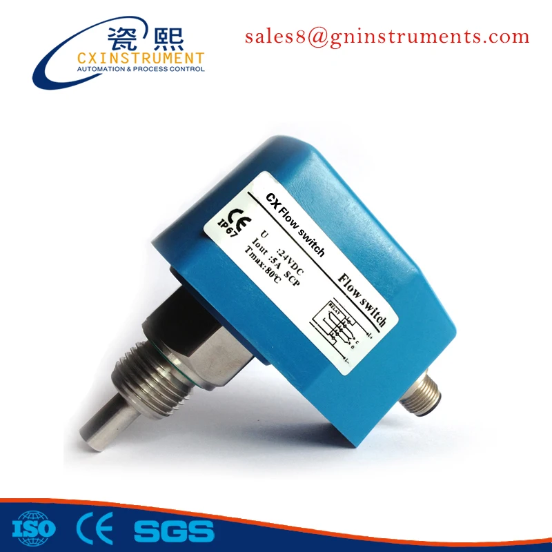 Most Accurate Control By Electronic Thermal Mass Water Flow Switch