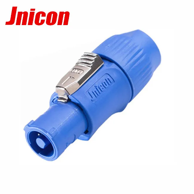 3 Pin Blue Powercon Connector Ip44 IP64 in Indoor and Outdoor LED Screen with Plug and Socket