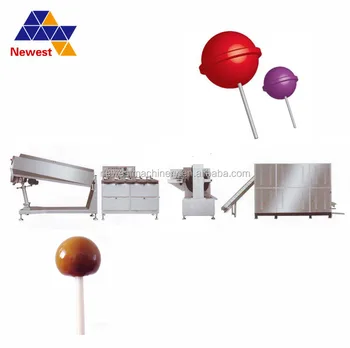 Small low cost full automatic lollipop machine,lollipop candy making machine,lollipop processing line