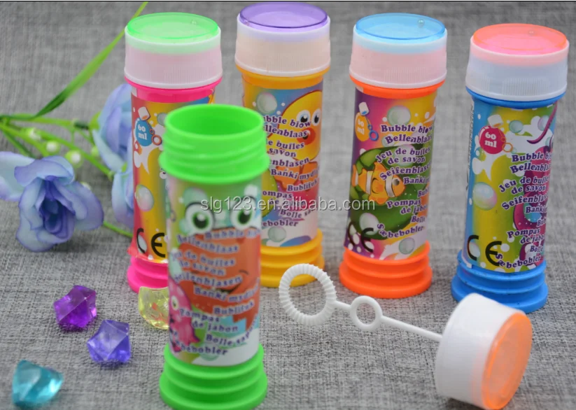 Пластиковая бутылка для мыльных пузырей 60