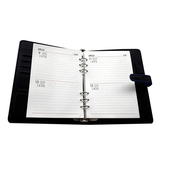 A4 A5 Размер Кожаный чехол спиральный блокнот/блокнот кожаный логотип под заказ производитель низкая цена