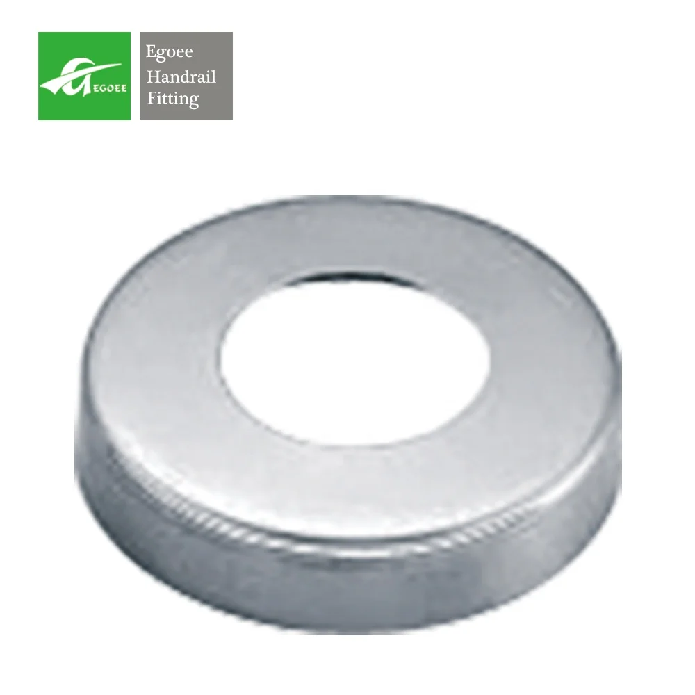 Stainless Steel Balcony Railing Fence Post Pole Base Cover for Hotel Pillar Concealment