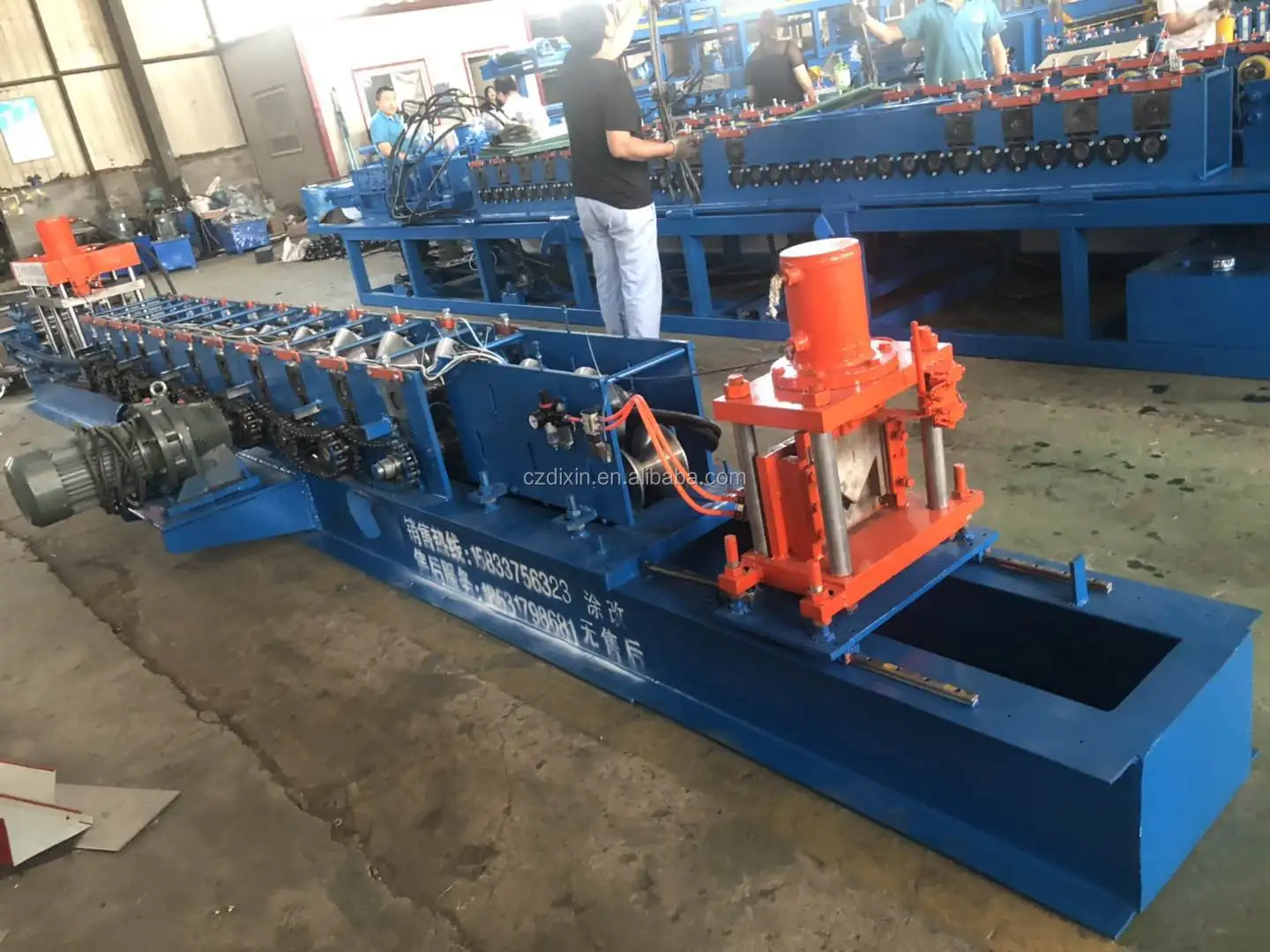 Standing Seam Roller Light Steel Keel Purlin Roll Forming Machine/ C/u ...