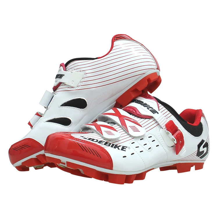 
 Лидер продаж, прочные дешевые велосипедные ботинки для гонок, красного и белого цвета, велосипедная обувь  
