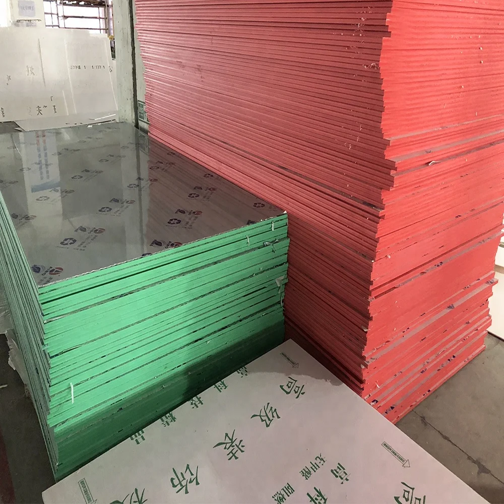 4x8ft High Density Pvc Coextrusion Board Red Green Blue Black Yellow