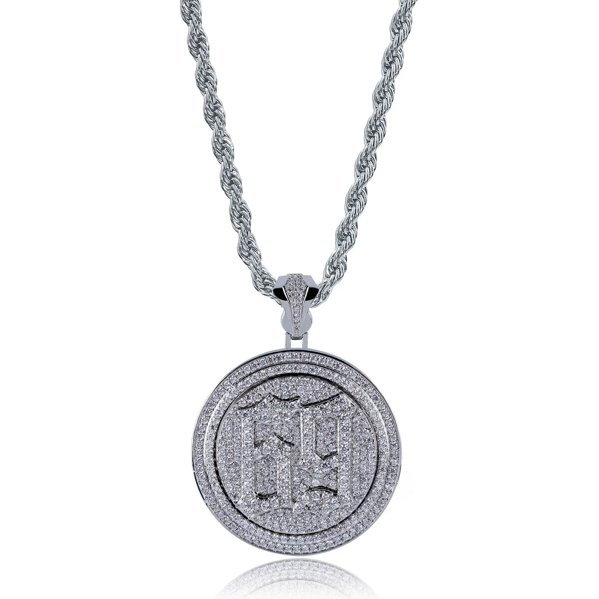 Collana Football Americano Uomo In Acciaio Inossidabile - Ciondolo Rugby Hip Hop Punk Rock Con Catena 23,6'' - Regalo Originale