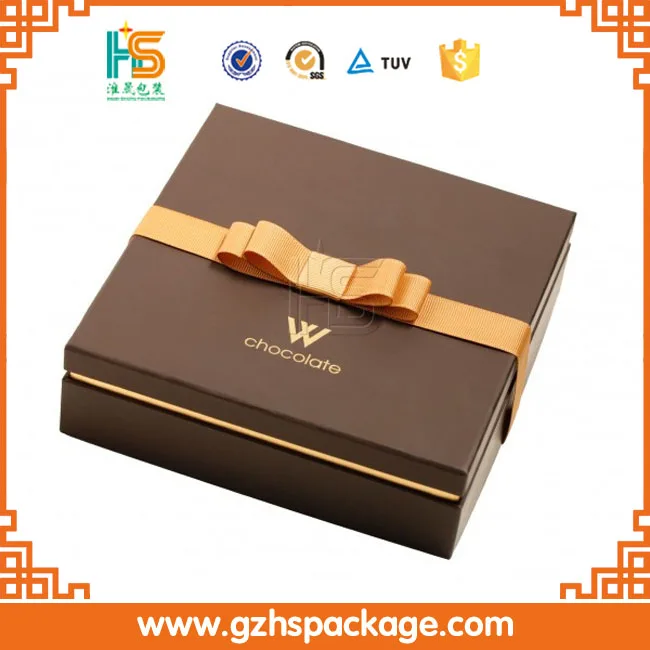 2016 Оптовая Высокое Качество Новый Дизайн Роскошный Шоколад Бумажная Коробка/Собственный Логотип