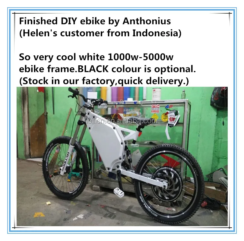 Leili высокомощный Электрический горный велосипед Enduro Ebike запчасти рамы для