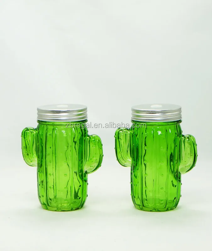 緑のサボテン型ハンドルメイソン飲用ジャー ストロー蓋付き Buy サボテン石工の Jar ファイル グリーンサボテンガラス飲料瓶わらと蓋 淄博 メイソンジャー Product On Alibaba Com