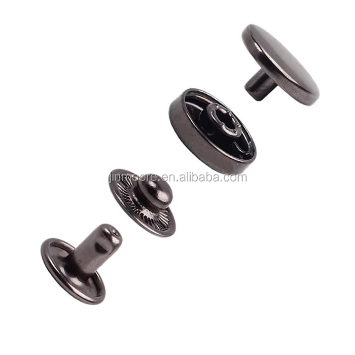 Buy Round Metal S Spring Snap Rivet Button Fastener Closure Press Online in  India 