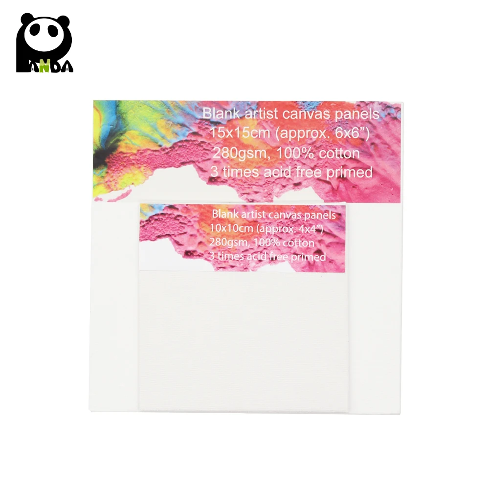 
 Горячая Распродажа OEM хорошее качество художественная белая холщовая панель для студентов детей художественная краска  