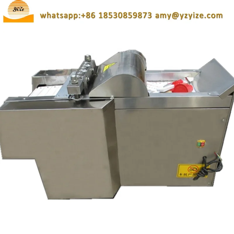 Замороженная машина для резки кубиков рыбы машина для резки кубиков курицы