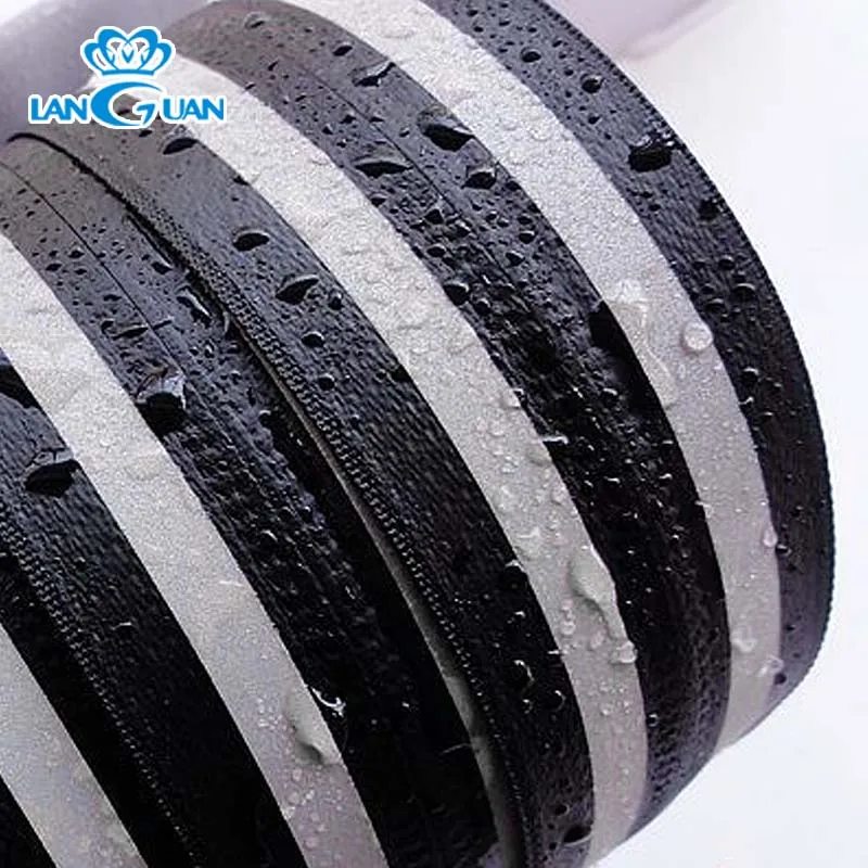 Cheap PVC Waterproof Close End Nylon Reflective Zipper