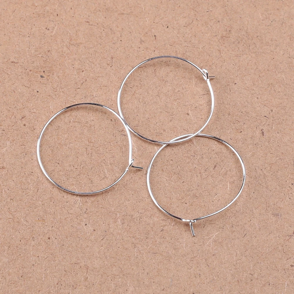 DIY Findings Raw Materials Brass Geometric Big Circle Jewellery Hoop  Earrings Findings
