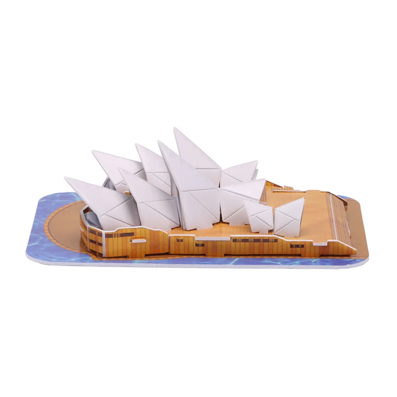 World Famous Architecture 3D Puzzle Australia Sydney Opera House Building Toys Jigsaw Puzzles Toys Educational Toys for Children