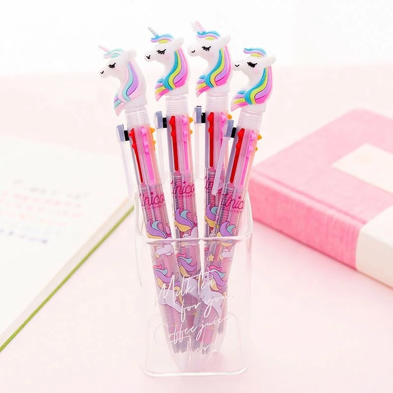 2019 шариковая ручка классического класса с индивидуальным дизайном креативная единорогом 6 цветов простая новинка