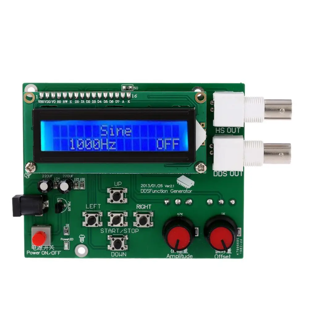 Signal Function Generator DDS Wave Sine Module Square Triangle Wide Frequency 