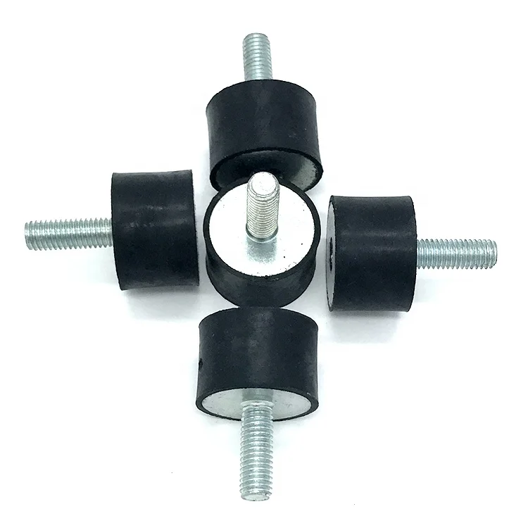 Black VD Type Rubber M5 Thread Mounts Isolator Replaces Anti Vibration Pads Flat Silentblock Base Block