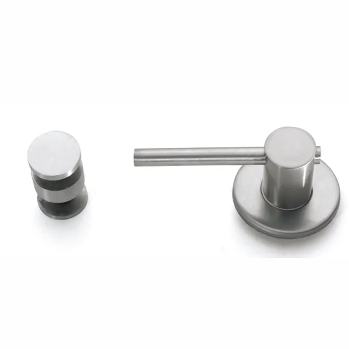 Toilet Cubicle Locks with Indicator and Brushed Stainless Steel Finish -  Handle King Ireland