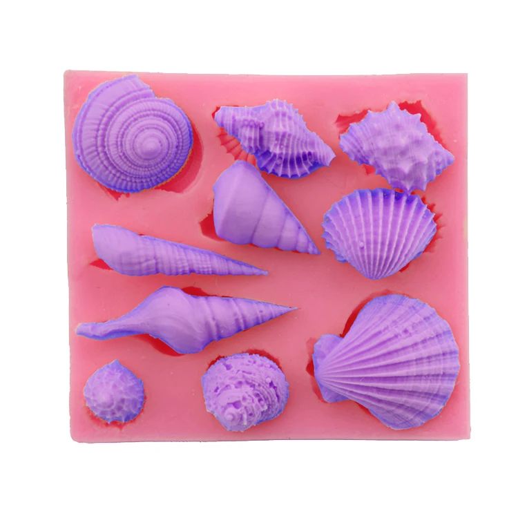 Abalone Sea Shell silicone mold fondant cake decorating APPROVED FOR FOOD 