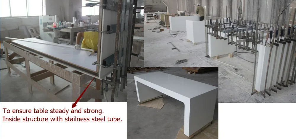 Acrylic Office Table Marble Furniture White Desk Fabrication Photos Jpg