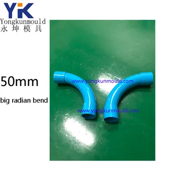 Plastic 2 Cavities pvc bridge  big radian 50mm bending mould/mold