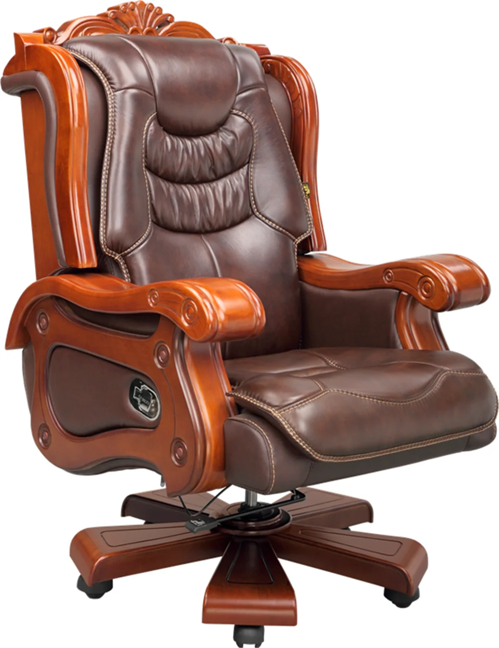 Split Leather Astoria Grand Timko Leather Executive Chair Zennoiir