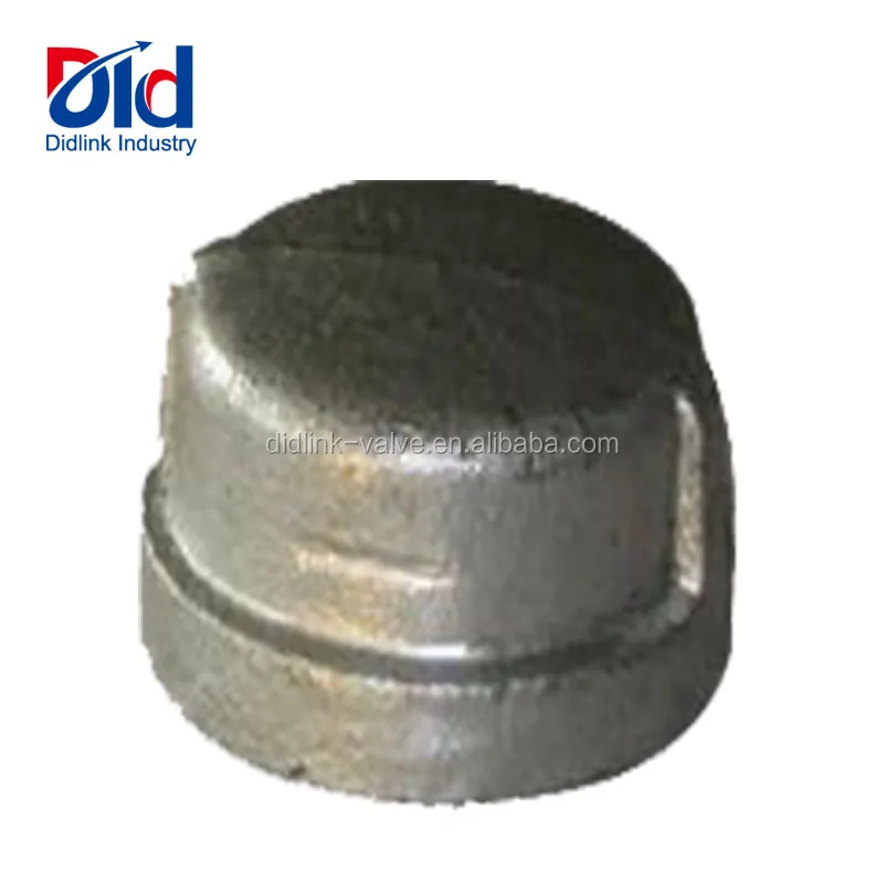 Water Main Pipe Fitting and Clamp Catalogue Manufacturer Size Line Tank Weld on Malleable Iron Cap