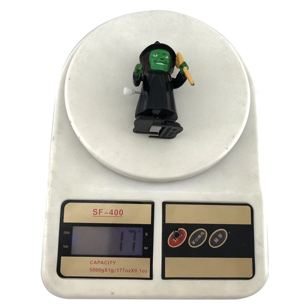 Hot selling funny christmas gift witch and pumpkin style plastic halloween wind up toys for kid