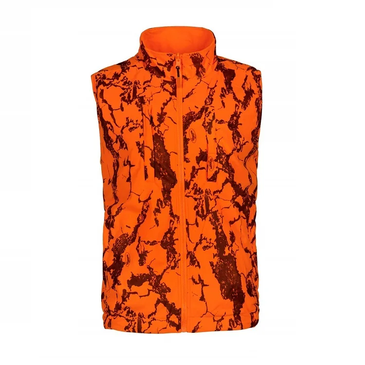 orange camo hunting vest