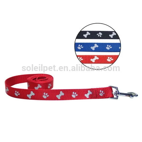 новое прибытие отраёательная нейлон плетеный собаки поводок любимчика собаки продукта с различными цветами и размеры