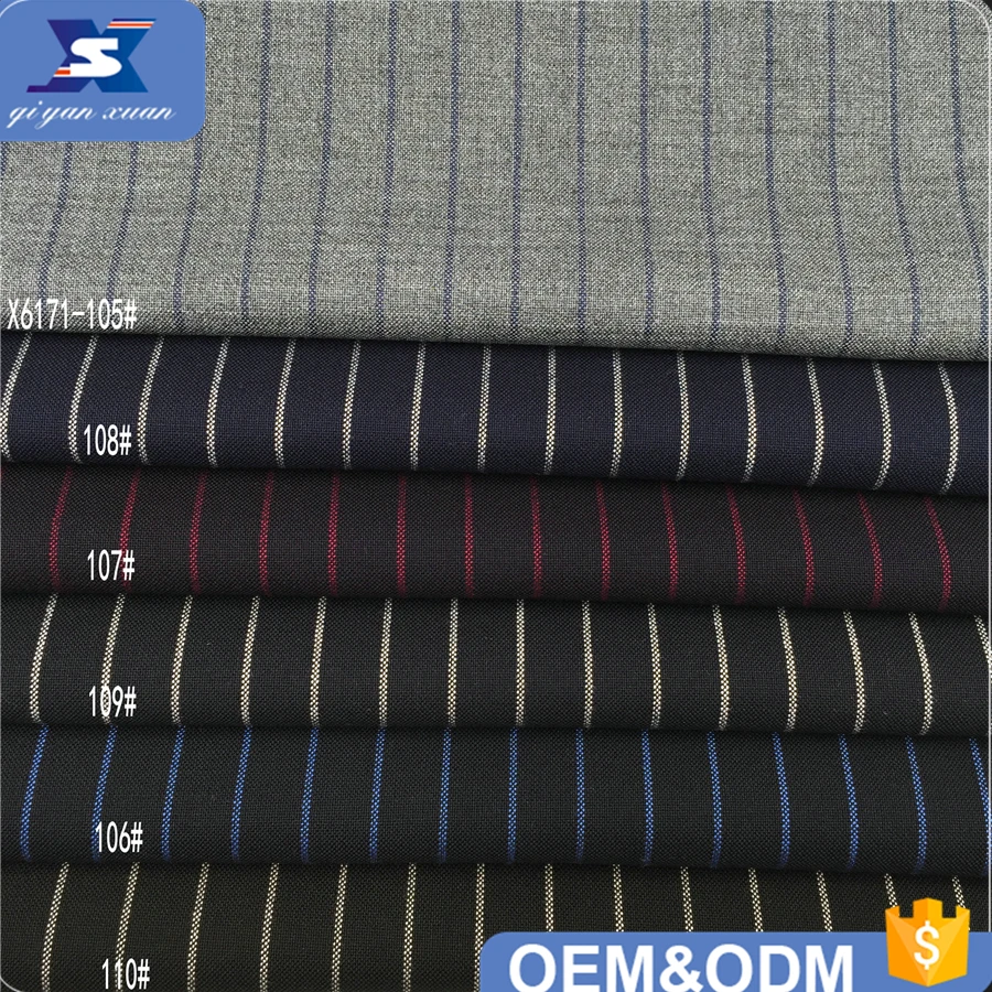 Оптовая продажа, полиэстер, вискоза, спандекс, смешанный материал, полосатый дизайн, текстурированный костюм, мужской костюм, Блейзер, ткань для лета