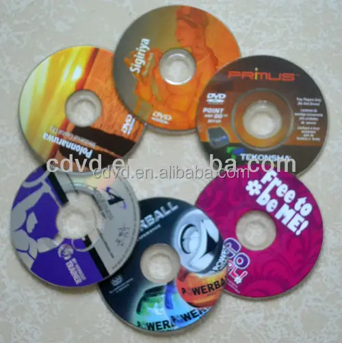 Mini CD DVD Replication Duplication and Printing Factory China