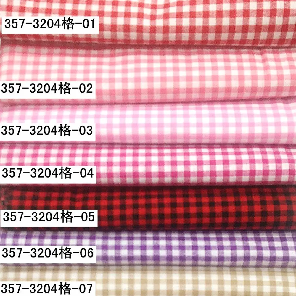 Крашеная клетчатая ткань из 100% хлопчатобумажной пряжи ready bulk 32s