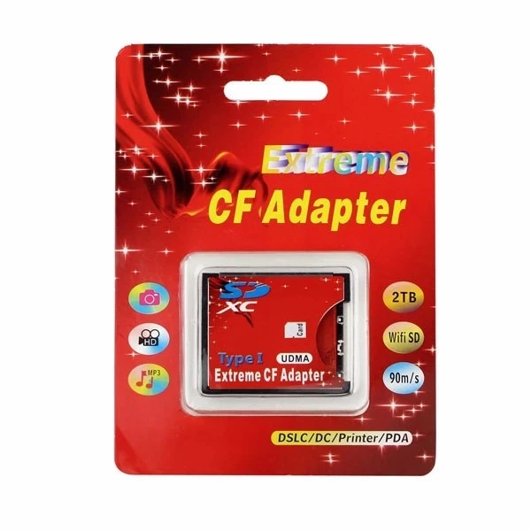 Sd To Cf Card Adapter Mmc To Standard Compact Flash Type I Card