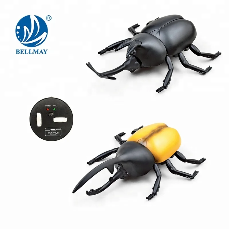 Bemay Toy Insect World Infrared Remote Control Beetle RC  Insect Toy for Kids