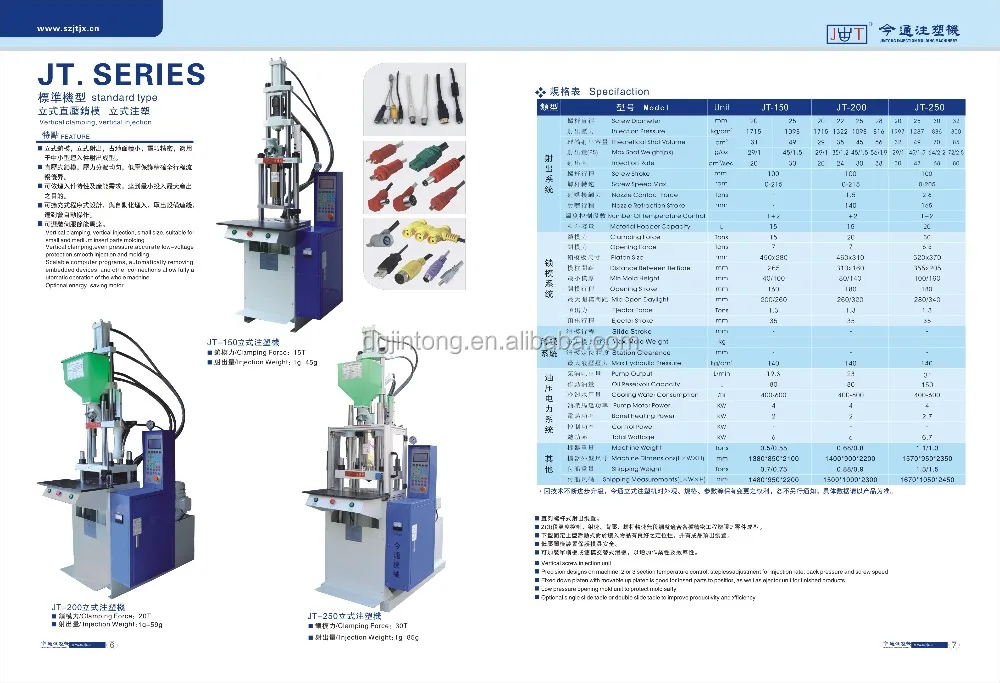 PVC Micro Vertical Plastic Injection Molding Machine Price 15T